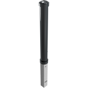 Ornamental bollard | steel tube � 108 mm | height above ground 950 mmtotal length approx. 1300 mm | removable, with triangular locking mechanismacc. with DIN 3223, self-engaging lockwith hot-dip galvanized ground socket part-no. 470.10approx. 500 mm below ground | without eyelet